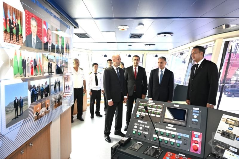 Azərbaycan istehsalı olan “Dostlug” tankerinin açılışı baş tutub -