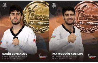 Azərbaycan parataekvondoçuları Roma Qran-Prisində iki medal qazanıblar