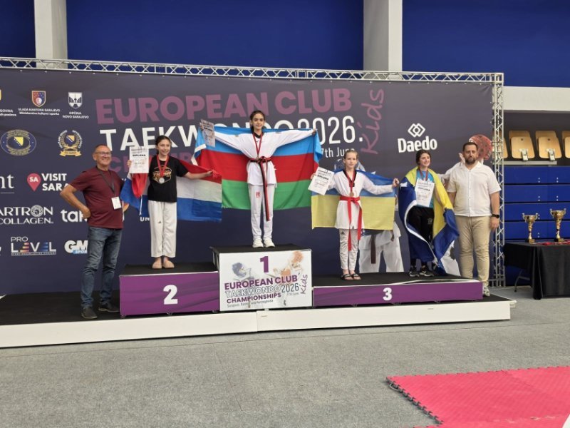 Azərbaycan taekvondoçuları klublararası Avropa çempionatında 6 medal qazanıblar