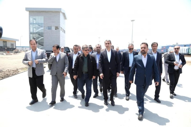 Azərbaycan və İranın dəmir yolu rəsmiləri Astara Terminalındakı tikinti işi ilə tanış olub -