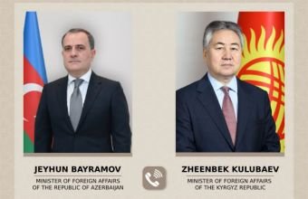 Azərbaycan və Qırğızıstan xarici işlər nazirləri arasında telefon danışığı olub