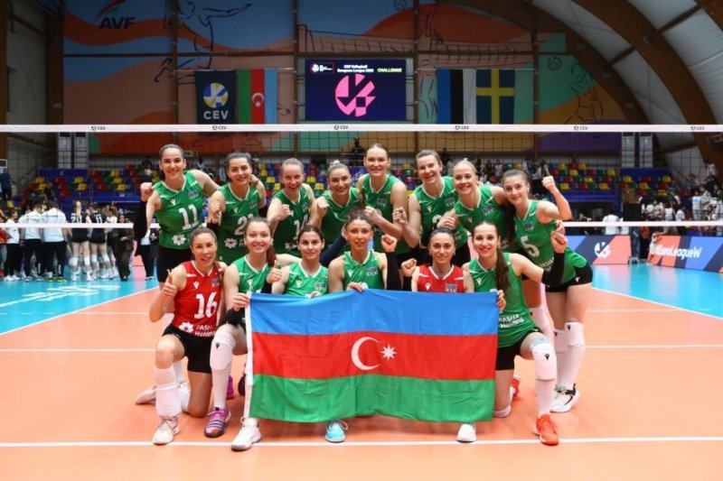 Azərbaycanın voleybol milli komandaları Avropa Liqasında birinci mərhələni başa vurublar