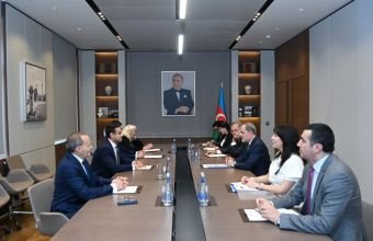 Ceyhun Bayramov Abraham Hamade ilə görüşüb