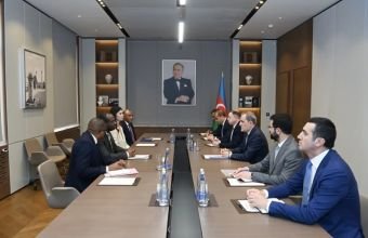 Ceyhun Bayramov Moussa Abderemane ilə görüş keçirib
