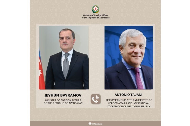 Ceyhun Bayramovla Antonio Tayani arasında telefon danışığı olub