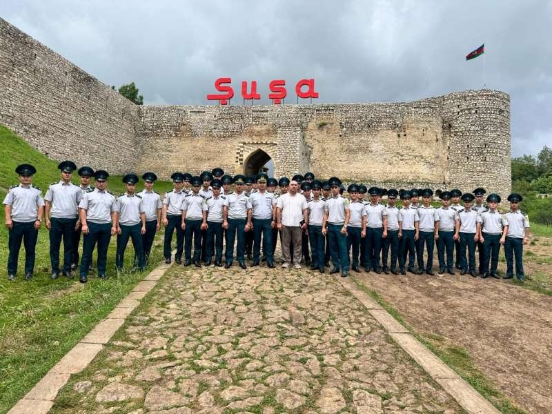 DSX Akademiyasının kursantları azad ərazilərə səfər edib -