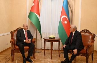 Əli Əsədov İordaniya Nümayəndələr Palatasının sədri ilə görüşüb