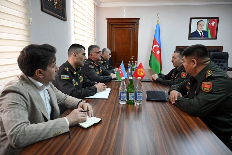Hərbi təhlükəsizlik sahəsində Azərbaycan və Qırğızıstan nümayəndələrinin görüşü keçirilib