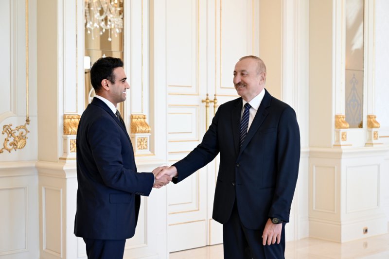 İlham Əliyev ABŞ Konqresinin Nümayəndələr Palatasının üzvünü qəbul edib -