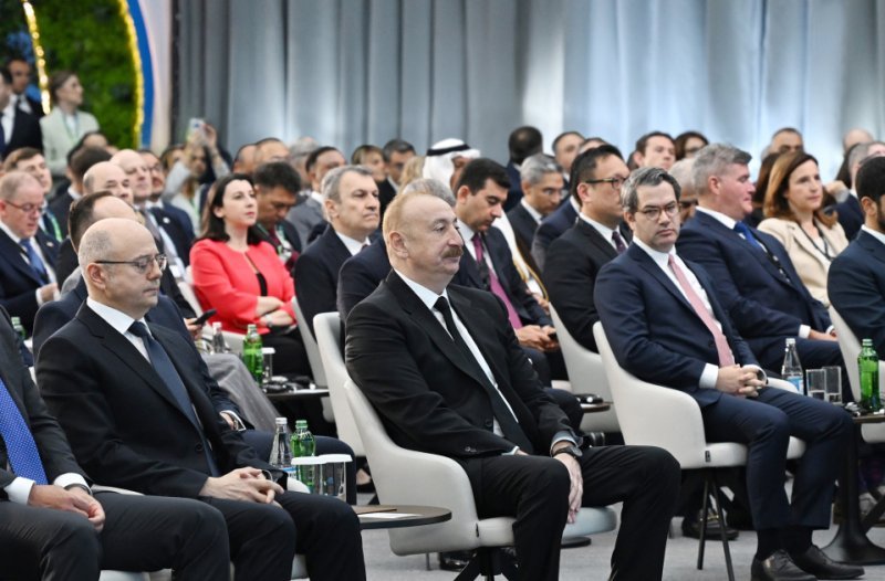 İlham Əliyev: Bu gün tərəfdaşlarımızla enerji kabelləri ilə bağlı sıx əməkdaşlıq edirik