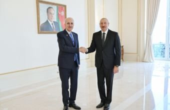 İlham Əliyev Numan Kurtulmuşun rəhbərlik etdiyi heyəti qəbul etdi -