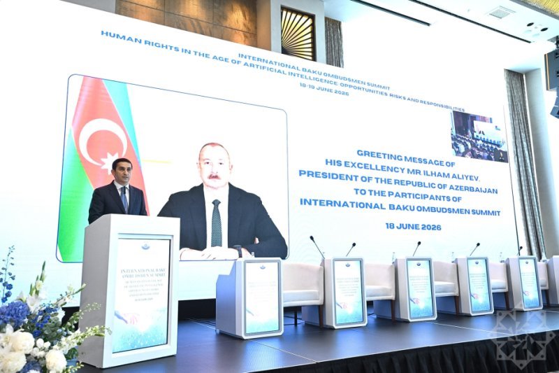 İlham Əliyev Ombudsmanların Beynəlxalq Bakı Sammiti iştirakçılarına müraciət ünvanlayıb