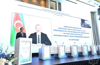 İlham Əliyev Ombudsmanların Beynəlxalq Bakı Sammiti iştirakçılarına müraciət ünvanlayıb
