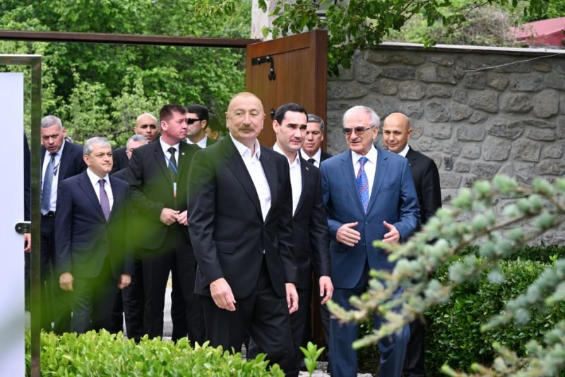 İlham Əliyev və Türkmənistan Prezidenti Şuşada Bülbülün ev-muzeyində olublar -