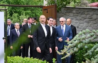 İlham Əliyev və Türkmənistan Prezidenti Şuşada Bülbülün ev-muzeyində olublar -
