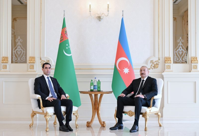 İlham Əliyevin Sərdar Berdiməhəmmədov ilə təkbətək görüşü olub
