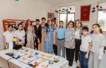 Leyla və Arzu Əliyevalar inteqrasiya təlimli internat məktəbində olublar