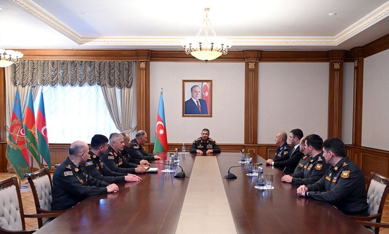 Müdafiə Nazirliyinin hərbi qulluqçularına ali hərbi rütbələr təqdim edilib -
