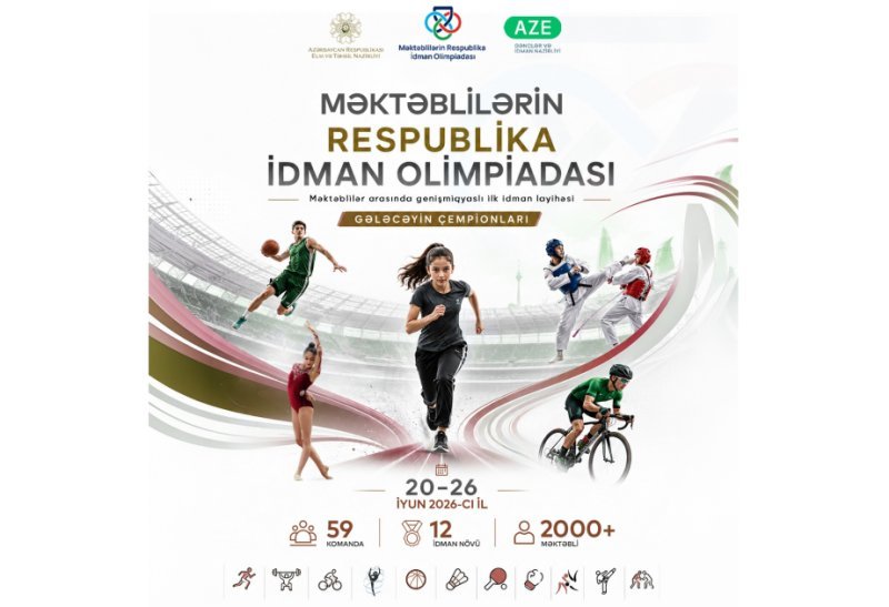 Naxçıvan məktəbliləri ilk Respublika İdman Olimpiadasında iştirak edəcəklər
