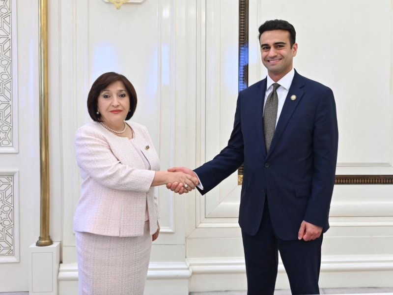 Sahibə Qafarova Abraham Hamade ilə görüşüb