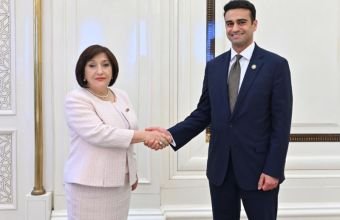 Sahibə Qafarova Abraham Hamade ilə görüşüb