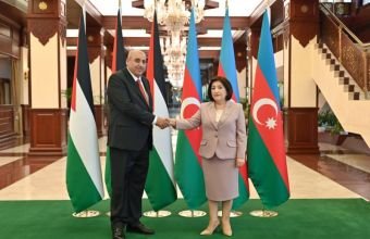 Sahibə Qafarova İordaniya Nümayəndələr Palatasının sədri ilə görüşüb