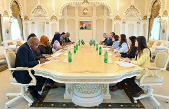 Sahibə Qafarova Mozambik Respublika Assambleyasının sədri ilə görüşüb