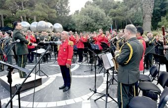 Silahı Qüvvələr Günü Azərbaycan və Türkiyə hərbi orkestrlərinin bayram konserti ilə qeyd olunub