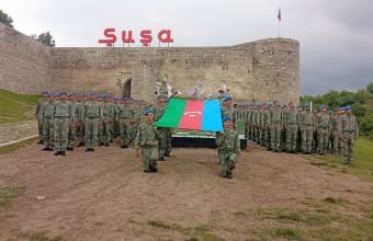 Silahlı Qüvvələr Günündə hərbi qulluqçuların yürüşləri təşkil olunub -