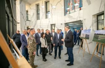 Zakir Həsənov Gürcüstanda bir sıra hərbi obyektlərdə olub -