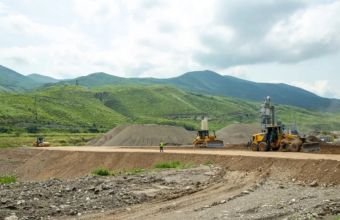 Ağdam–Xankəndi dəmir yolu xəttinin tikintisi sürətlə davam edir -