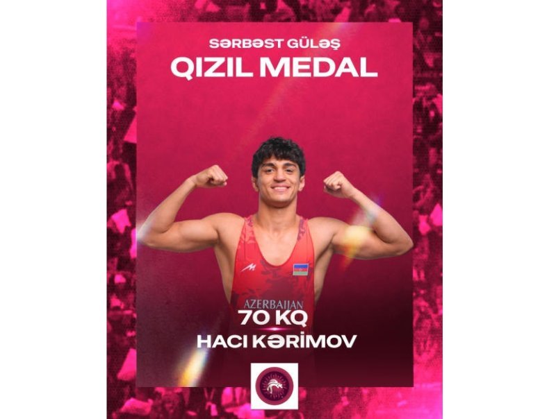 Azərbaycan güləşçisi Hacı Kərimov Avropa çempionu olub