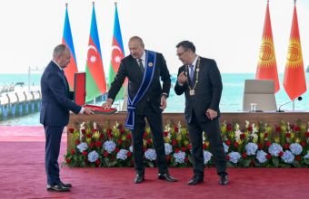 Azərbaycan və Qırğızıstan prezidentlərinin təltifolunma mərasimi keçirilib -