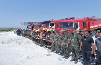 Babək rayonunda yanğın-taktiki təlim keçirilib