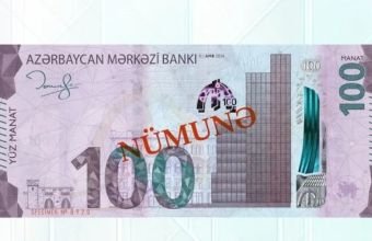 Bu gündən yeni 100 manatlıq dövriyyəyə buraxılır