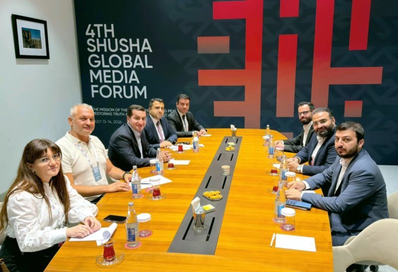 Hikmət Hacıyev Şuşada Suriyanın informasiya naziri ilə görüşüb