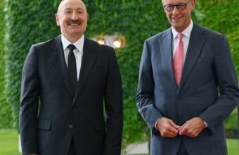 İlham Əliyev ilə Federal Kansler Fridrix Mertsin geniş tərkibdə görüşü olub