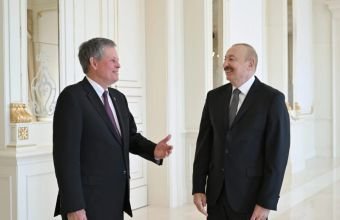 İlham Əliyev Stiv Deynsi qəbul edib -
