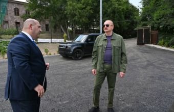 İlham Əliyev Xocavənd rayonunun Quzeyxırman kəndində olub -