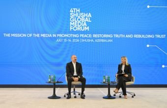 İlham Əliyev IV Şuşa Qlobal Media Forumunun açılışında iştirak edib -