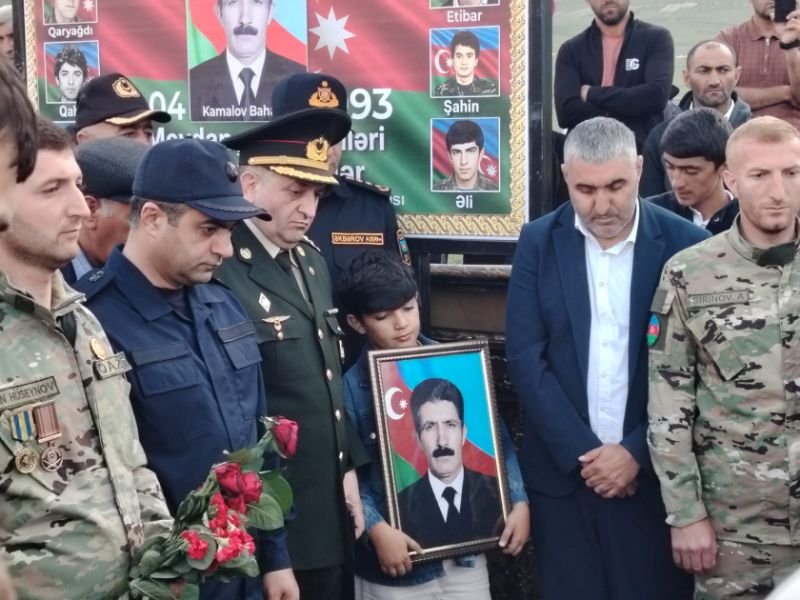 İtkin-şəhidi Bahadur Kamalov Kəlbəcərdə dəfn edilib