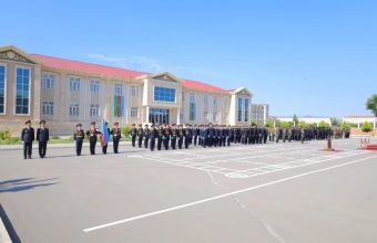 Naxçıvan Orta İxtisas Polis Məktəbində buraxılış mərasimi keçirilib -