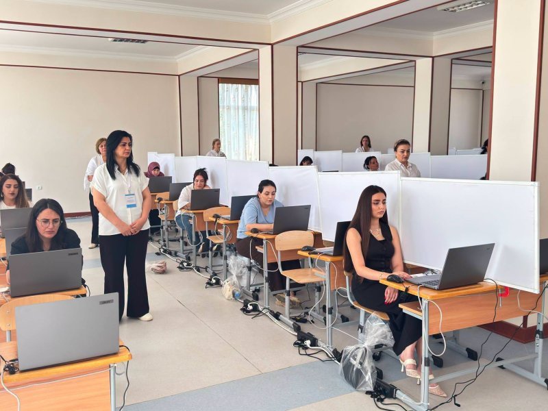 Naxçıvanda MİQ test imtahanının II günü başa çatıb -