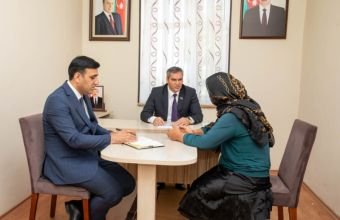 Qəzənfər Abdullayev Bənəniyar kənd sakinləri ilə görüşüb -