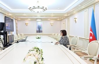 Sahibə Qafarova IPU-nun yüksək səviyyəli dialoqunda çıxış edib