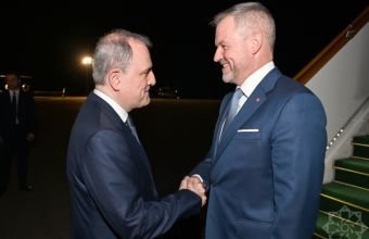 Slovakiya Prezidenti  Azərbaycana rəsmi səfərə gəlib -
