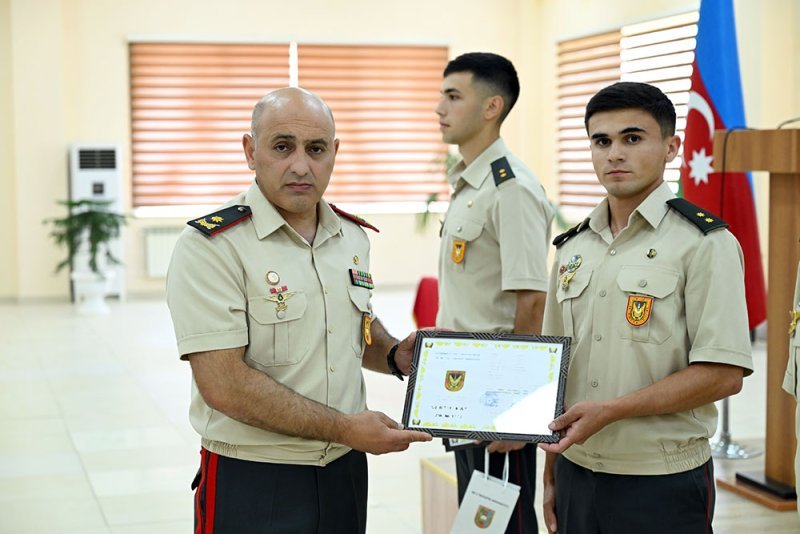 "Zabit ixtisas kursu"nun növbəti buraxılış mərasimi keçirilib -