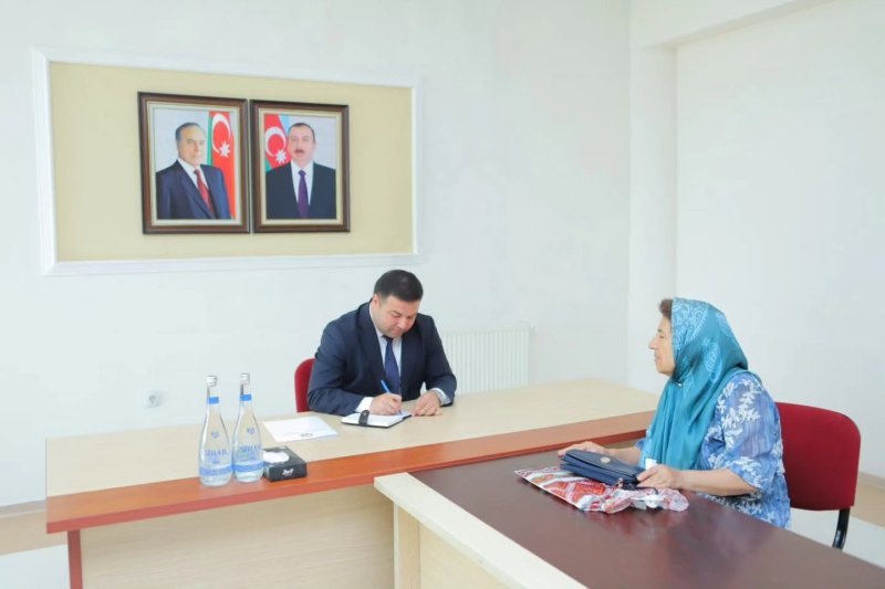 Anar Babayev Naxçıvanda vətəndaşları qəbul edib -