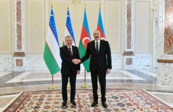 Azərbaycan lideri Özbəkistanın azad edilmiş ərazilərə dəstəyini yüksək qiymətləndirib
