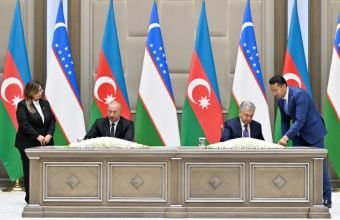 Azərbaycan və Özbəkistan sənədlərinin imzalanma və mübadiləsi mərasimi olub -